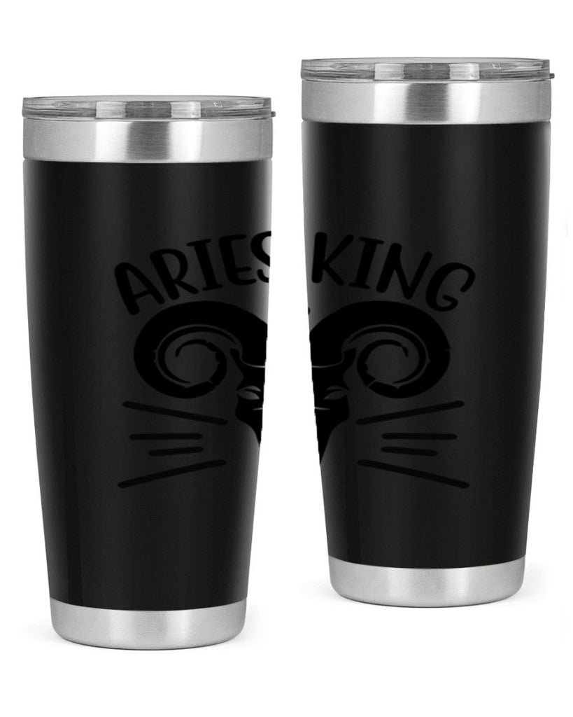 Aries king 109#- zodiac- Tumbler