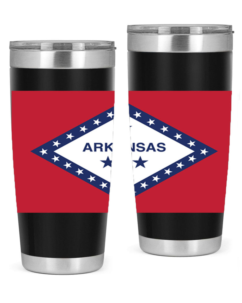 Arkansas 48#- Us Flags- Tumbler