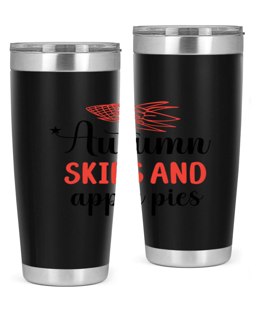Autumn skies and apple pies 29#- fall- Tumbler