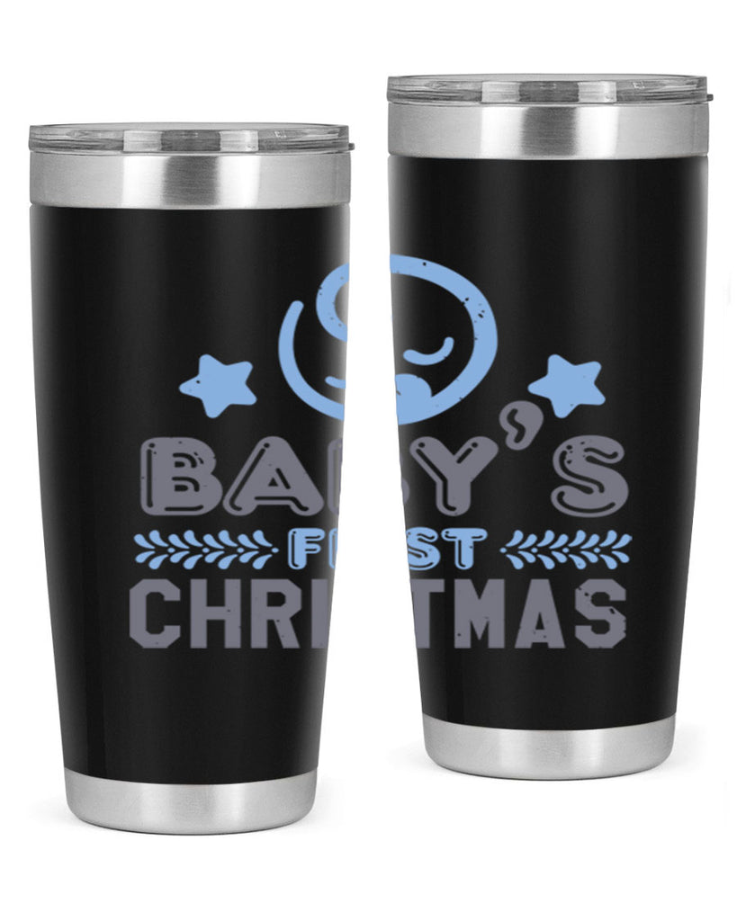 Baby First Christmas Style 2#- baby shower- tumbler