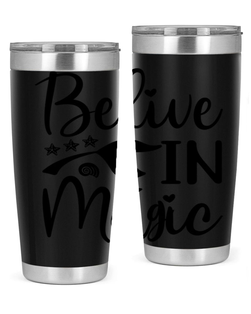 Belive in magic design 66#- mermaid- Tumbler