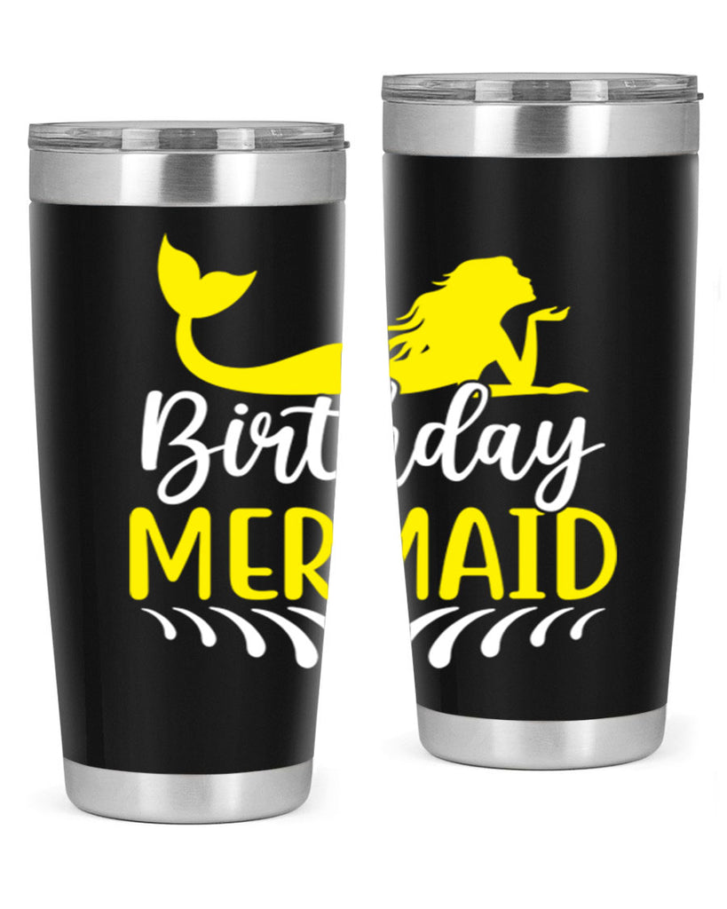 Birthday Mermaid 68#- mermaid- Tumbler