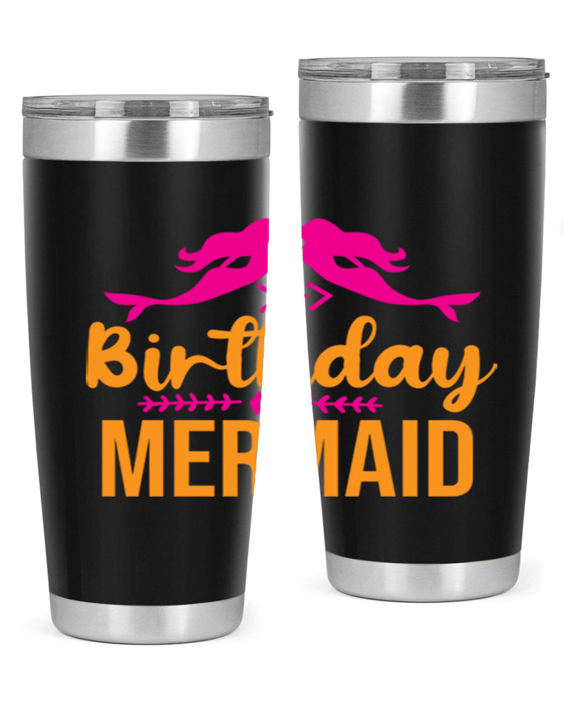 Birthday Mermaid 69#- mermaid- Tumbler