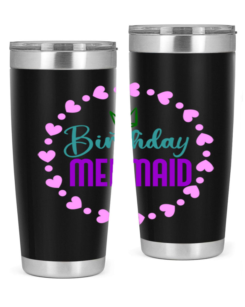 Birthday Mermaid 70#- mermaid- Tumbler