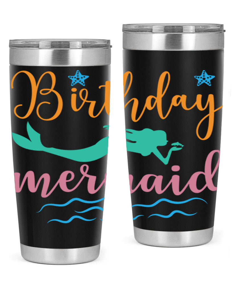 Birthday Mermaid Design 79#- mermaid- Tumbler