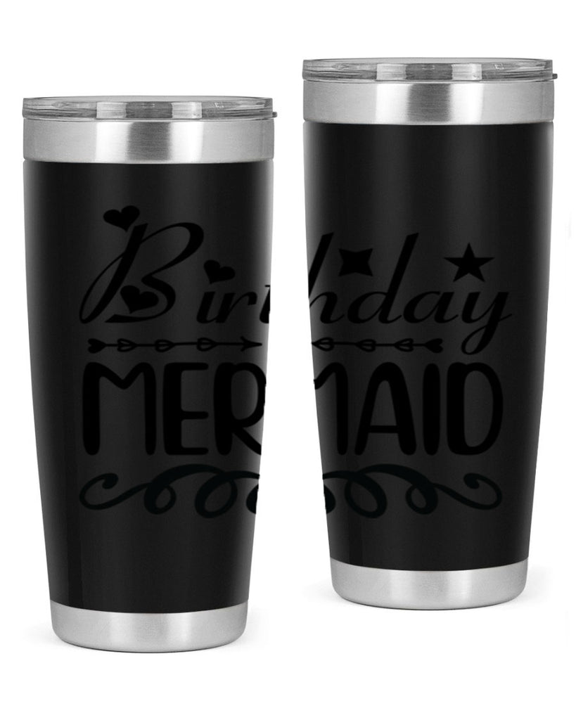 Birthday mermaid 75#- mermaid- Tumbler