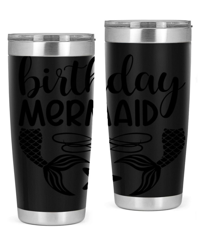 Birthday mermaid 76#- mermaid- Tumbler