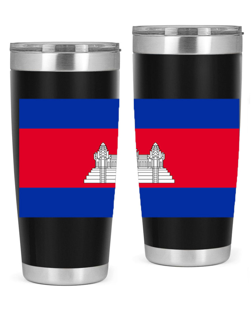 Cambodia 168#- world flags- Tumbler