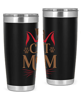 Cat Mom Style 6#- cat- Tumbler