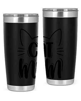 Cat Mom Style 85#- cat- Tumbler