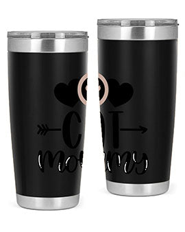 Cat Mommy Style 87#- cat- Tumbler