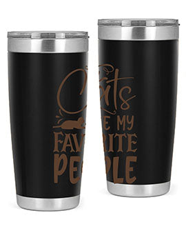 Cats Are My Favorite People Style 7#- cat- Tumbler