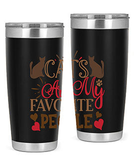 Cats Are My Favorite People Style 8#- cat- Tumbler