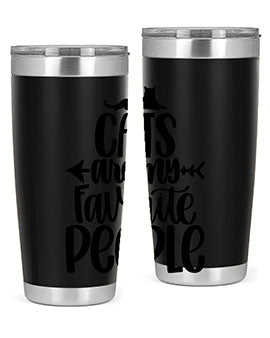Cats Are My Favorite People Style 90#- cat- Tumbler