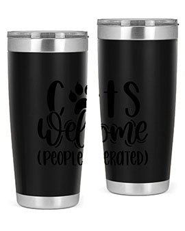 Cats Welcome Style 91#- cat- Tumbler