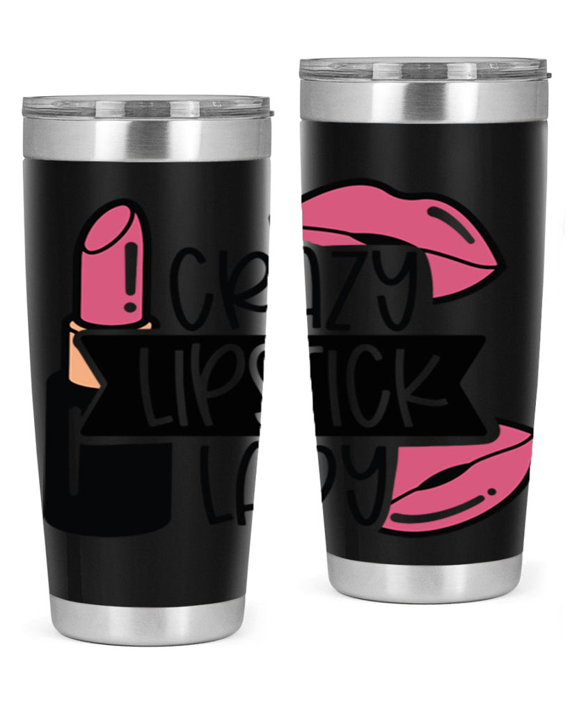 Crazy Lipstick Lady Style 108#- make up- Tumbler