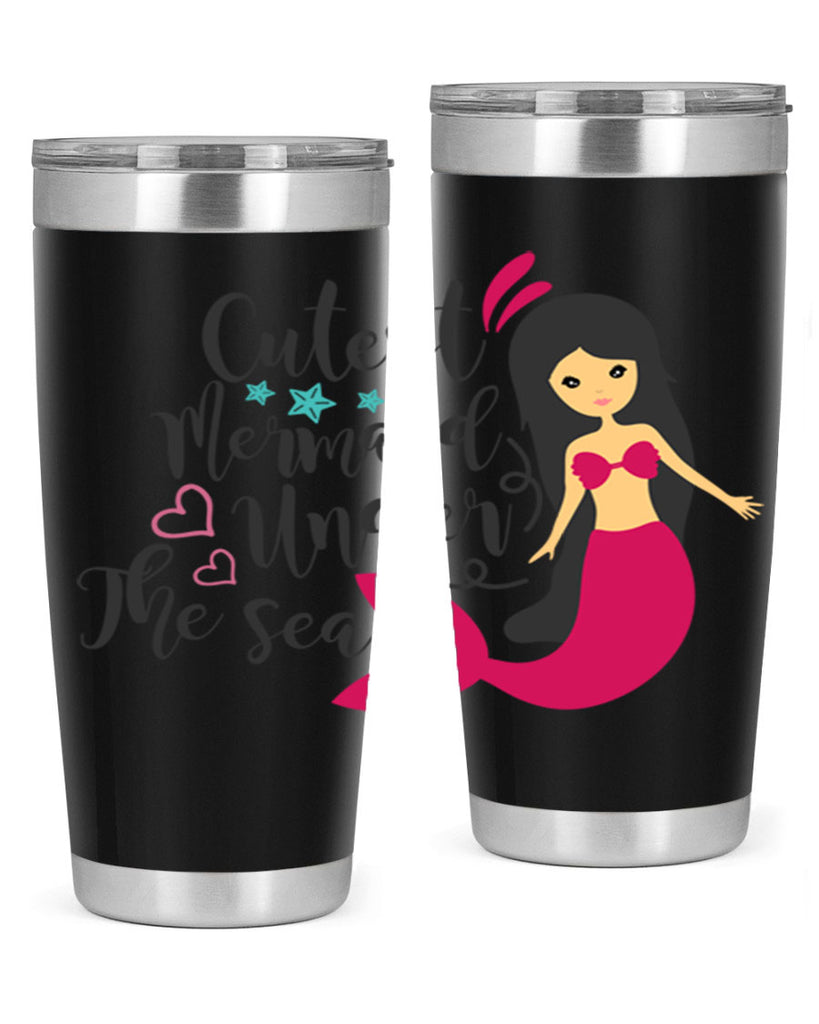 Cutest Mermaid under the sea 95#- mermaid- Tumbler