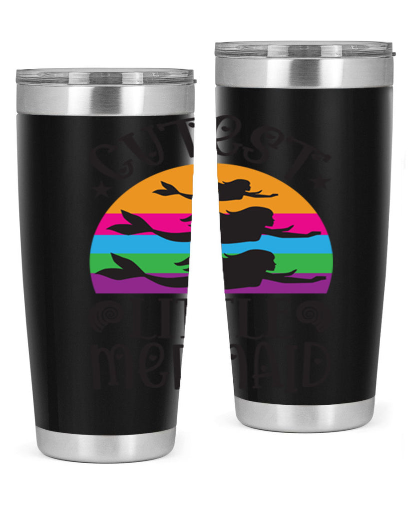 Cutest little mermaid 96#- mermaid- Tumbler