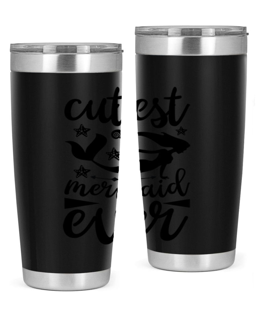 Cutest mermaid ever design 103#- mermaid- Tumbler