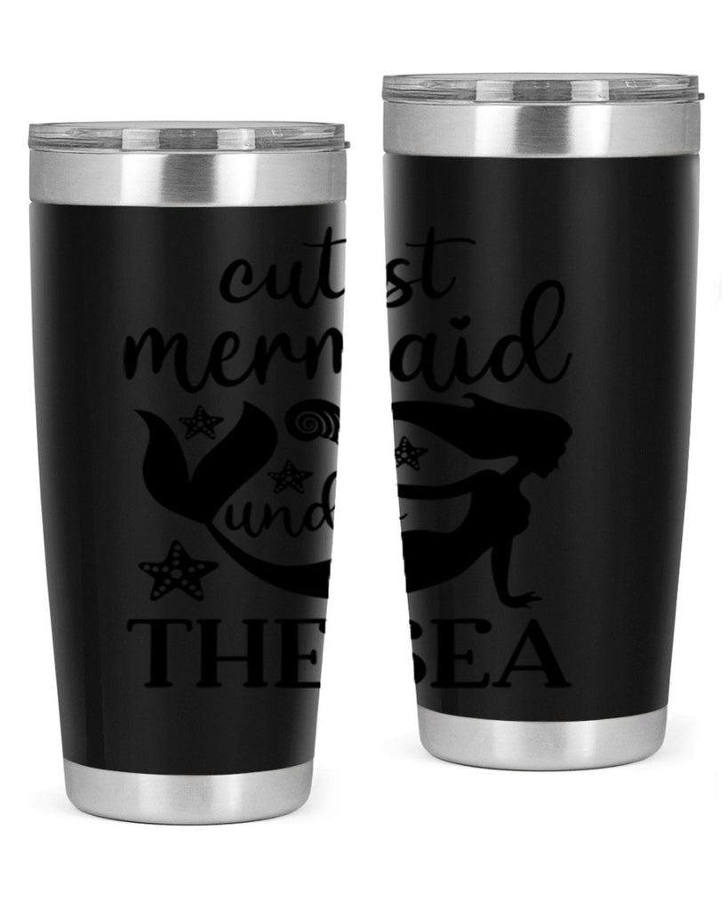 Cutest mermaid under the sea 110#- mermaid- Tumbler