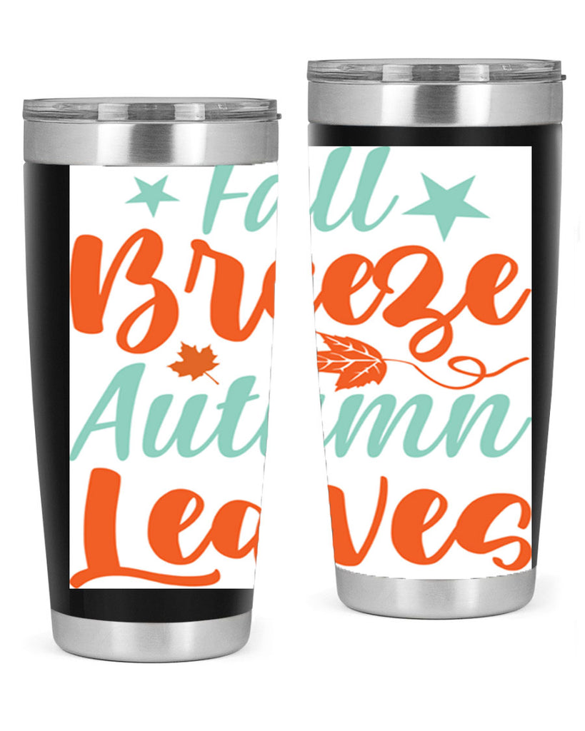 FallBreezeAutumnLeaves 147#- fall- Tumbler