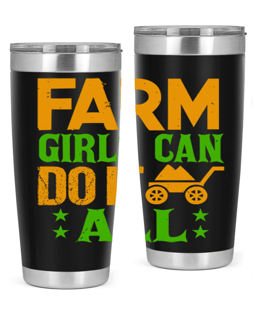 Farm girls can do it all 13#- farming and gardening- Tumbler