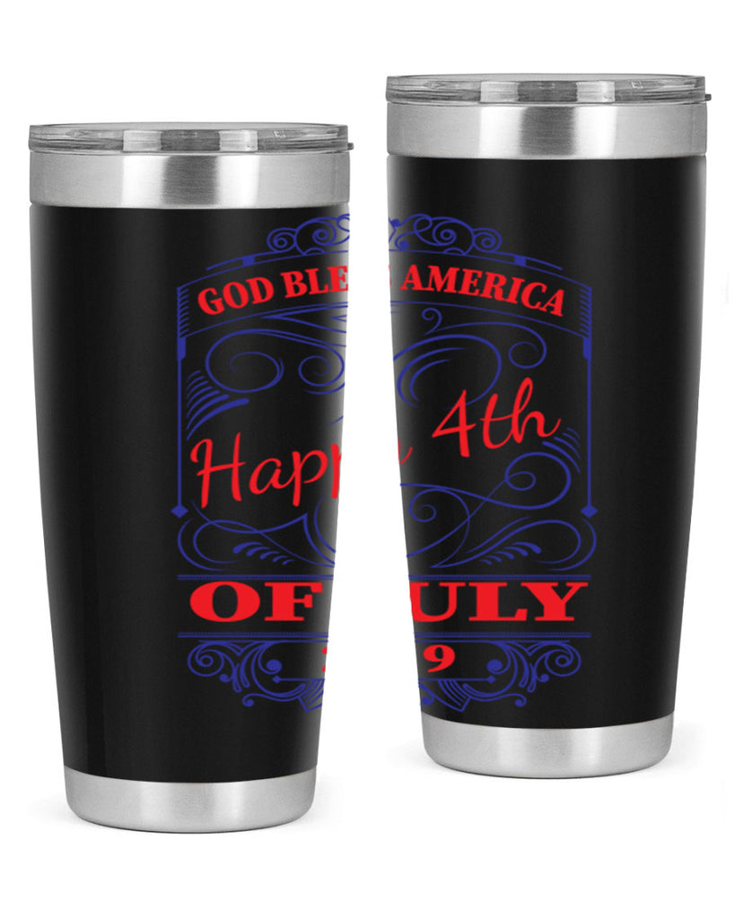 GOD BLESS AMERICA Happy thOF JULY Style 94#- Fourt Of July- Tumbler