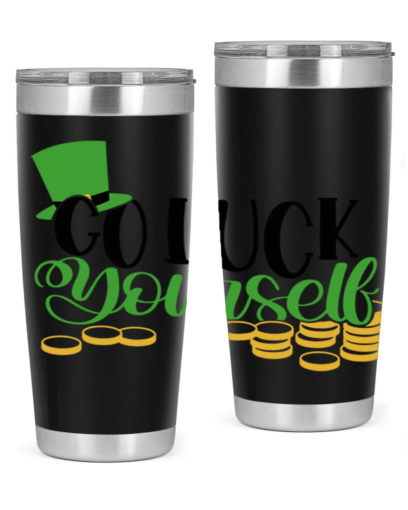 Go Lucky Yourself Style 98#- St Patricks Day- Tumbler