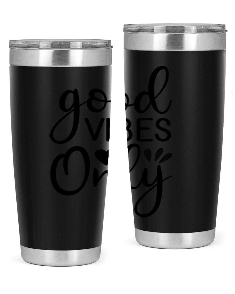 Good vibes only design 202#- mermaid- Tumbler