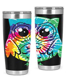 Graphic Owl Tiedye A TurtleRabbit 8#- owl- Tumblers