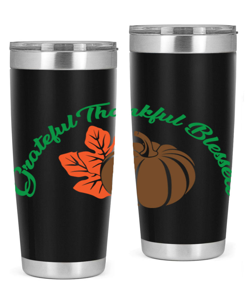 Grateful Thankful Blessed 214#- fall- Tumbler