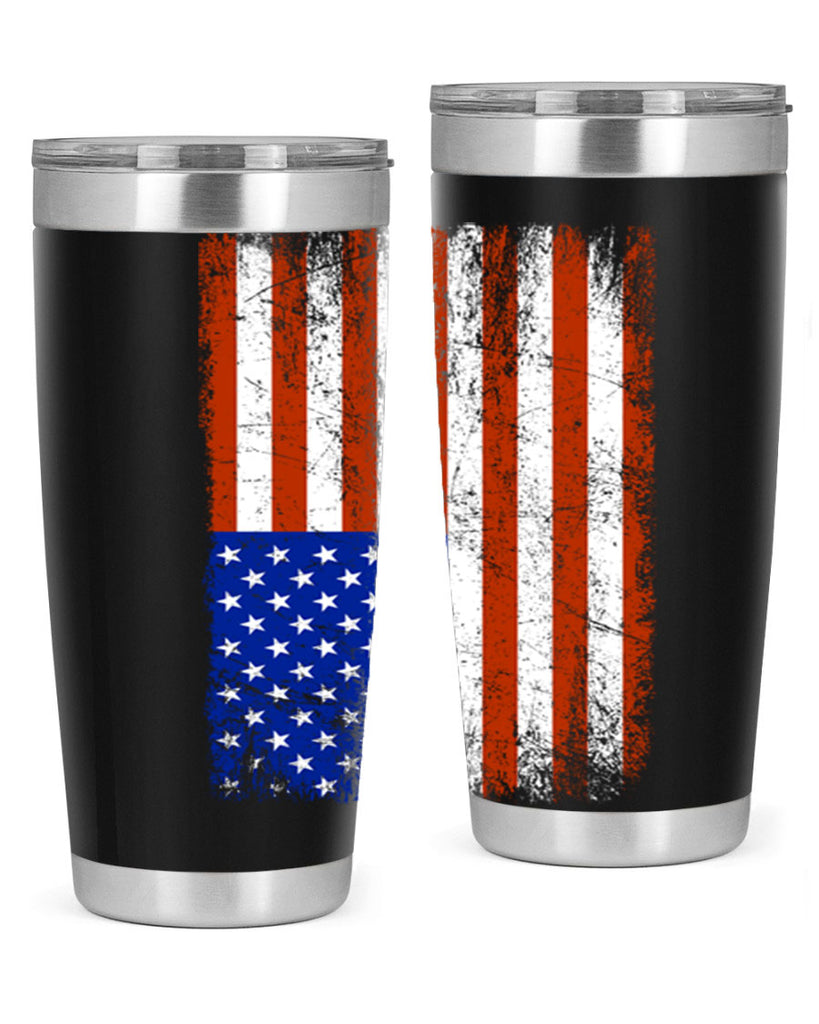 Grunge Flag 52#- Us Flags- Tumbler