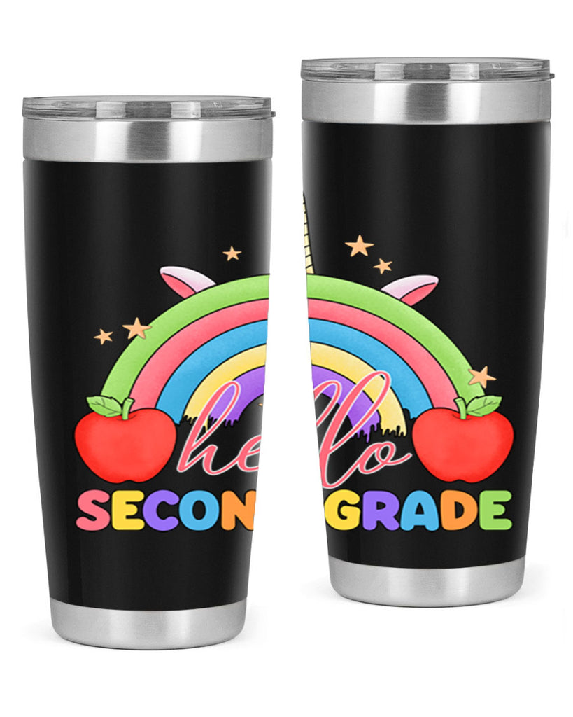 Hello 2nd Grade Unicorn Rainbow 13#- second grade- Tumbler