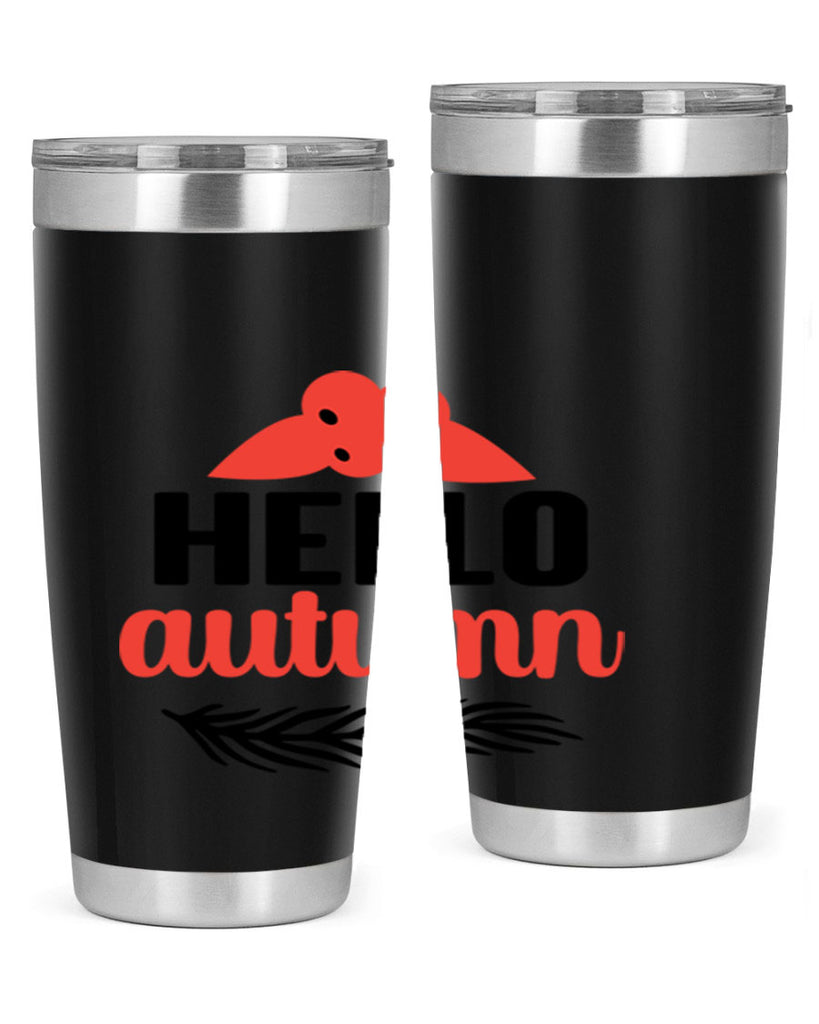 Hello autumn 269#- fall- Tumbler