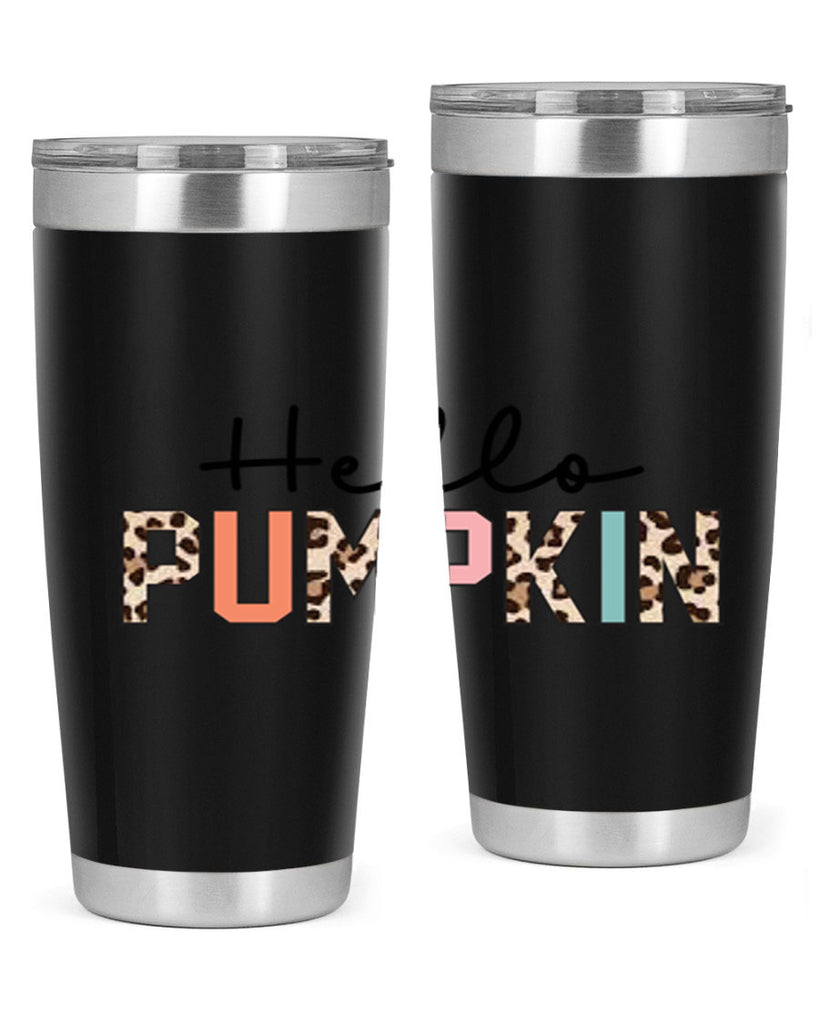 Hello pumpkin 289#- fall- Tumbler