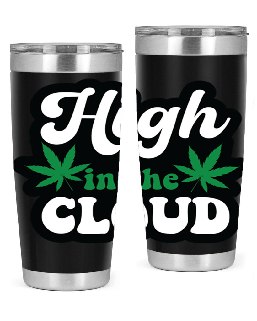 High in the cloud 113#- marijuana- Tumbler