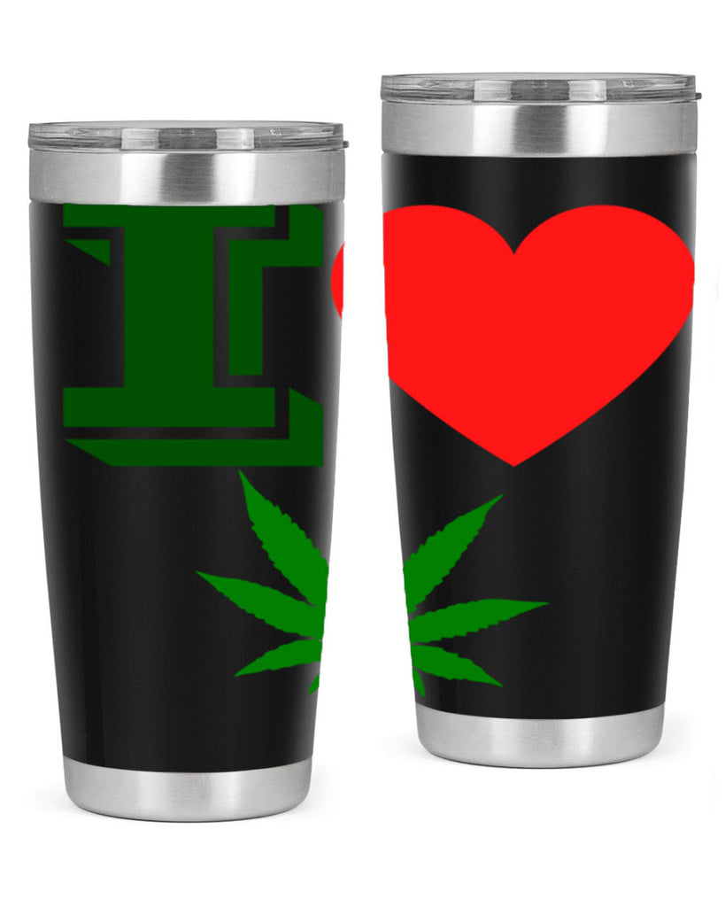 I love Cannabis 127#- marijuana- Tumbler