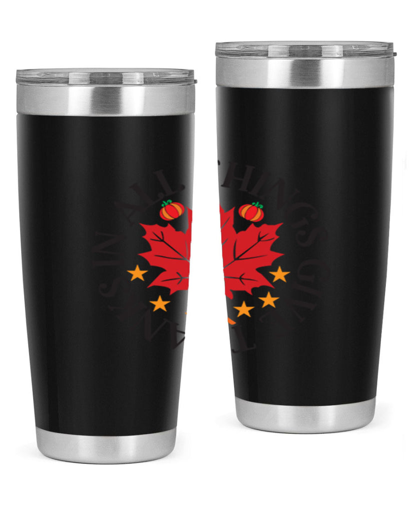 Inallthingsgivethanks 353#- fall- Tumbler