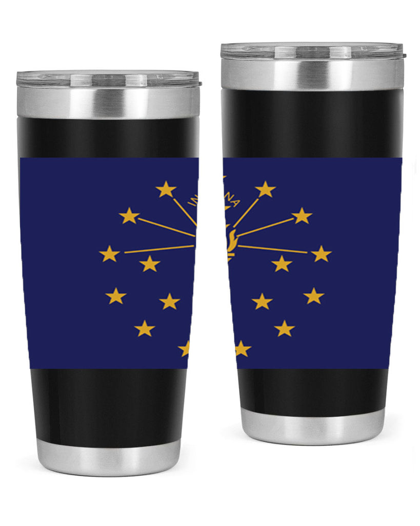 Indiana 38#- Us Flags- Tumbler