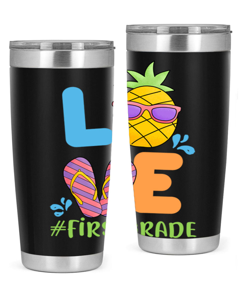 LOVE 1st Grade Summer Pineapple 8#- 1st grade- Tumbler