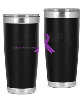 LOVE Gifts for Survivors National Alzheimers Awareness 192#- alzheimers- Tumbler