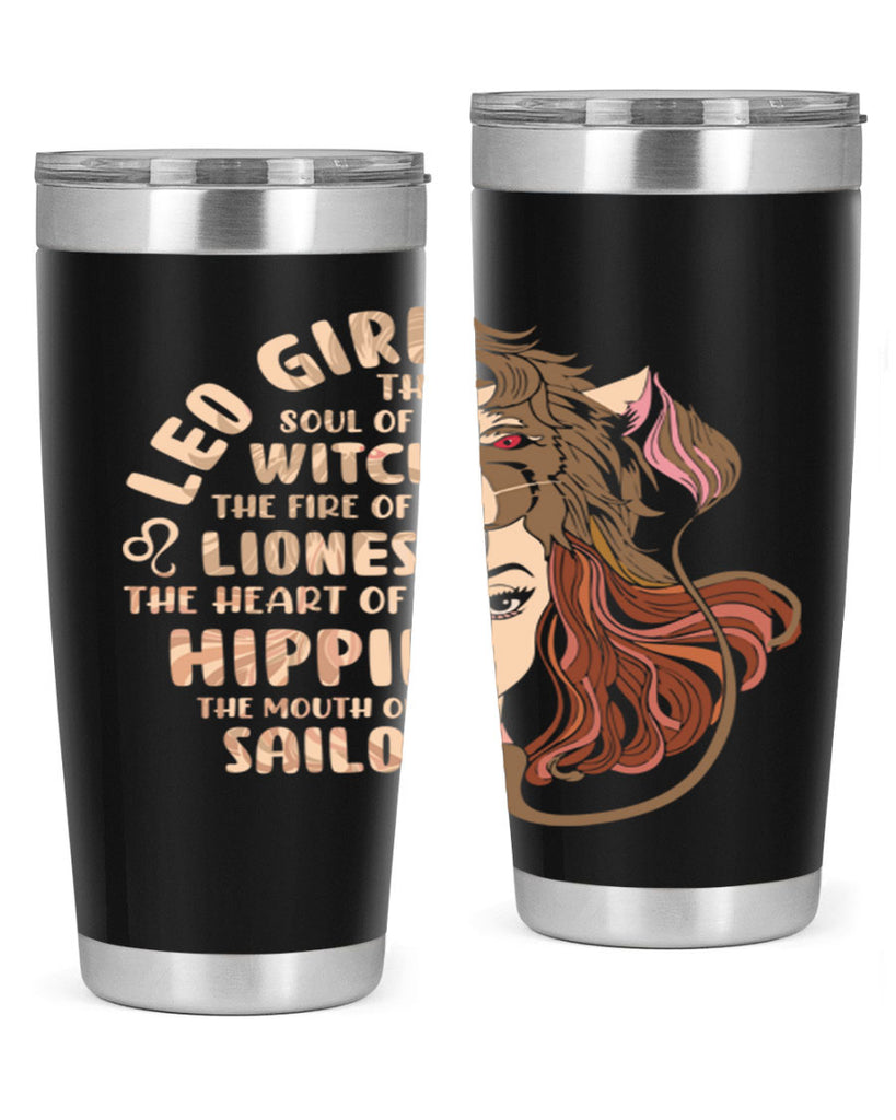 Leo girl 289#- zodiac- Tumbler