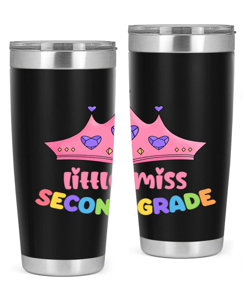 Little Miss 2nd Grade 16#- second grade- Tumbler