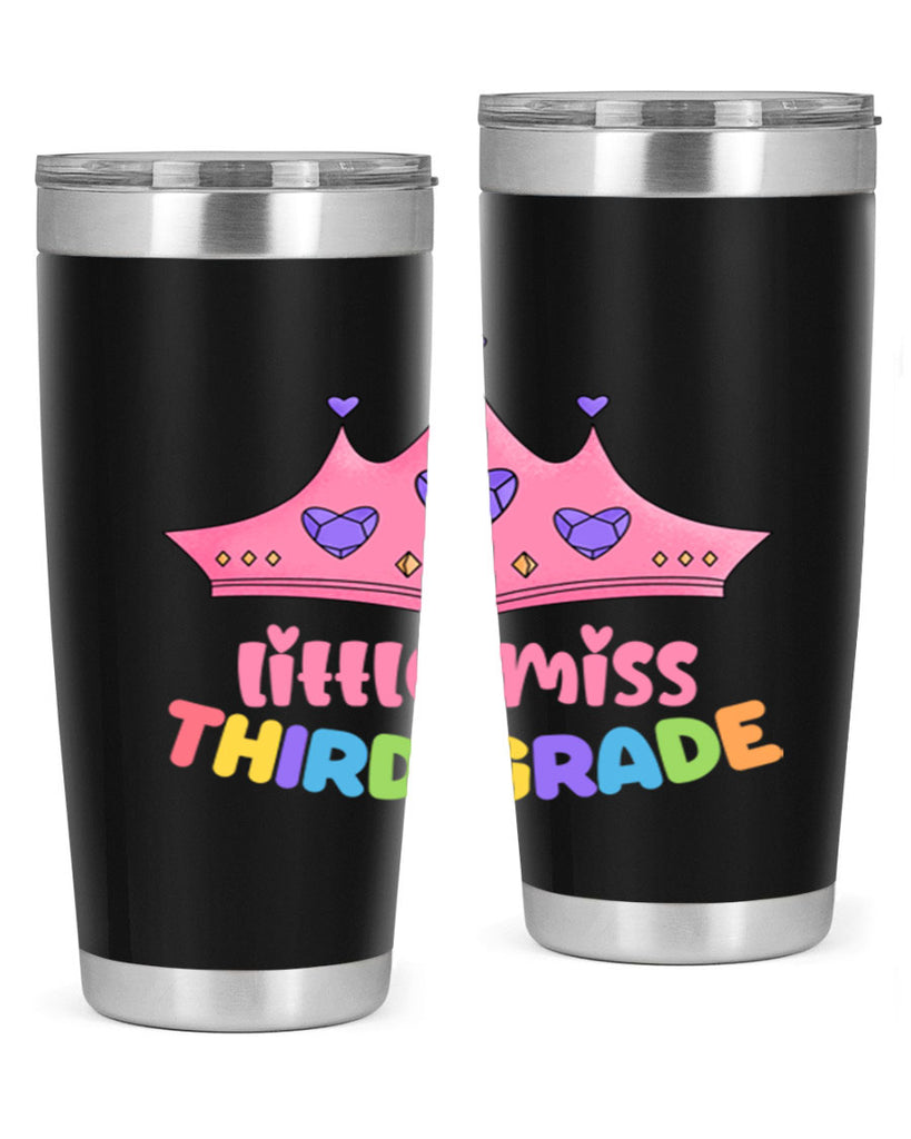 Little Miss 3rd Grade 16#- 3rd grade- Tumbler