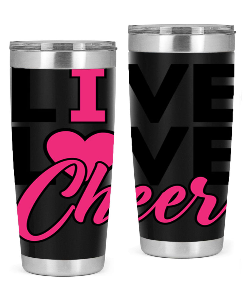 Live Love Cheer 832#- cheer- Tumbler