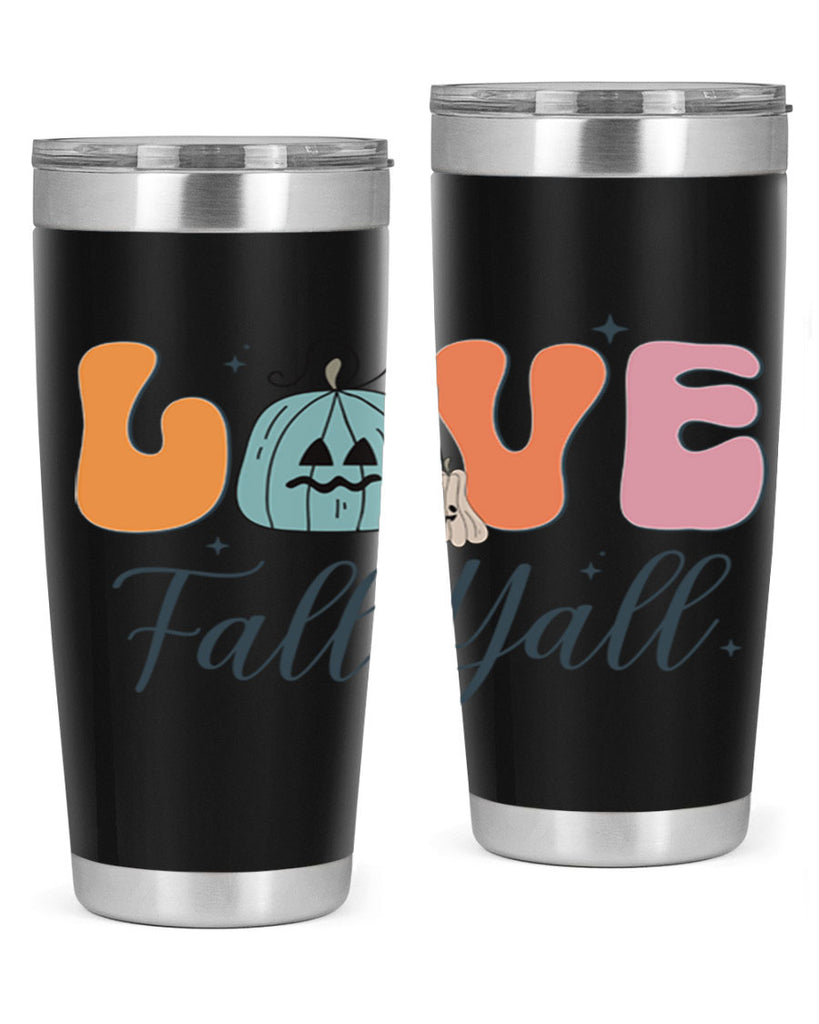 Love Fall Yall 413#- fall- Tumbler