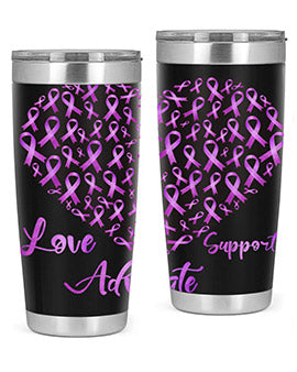 Love Suppor Advocae AlzheimerS 194#- alzheimers- Tumbler