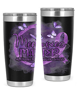 Memories Maer AlzheimerS Awareness 196#- alzheimers- Tumbler