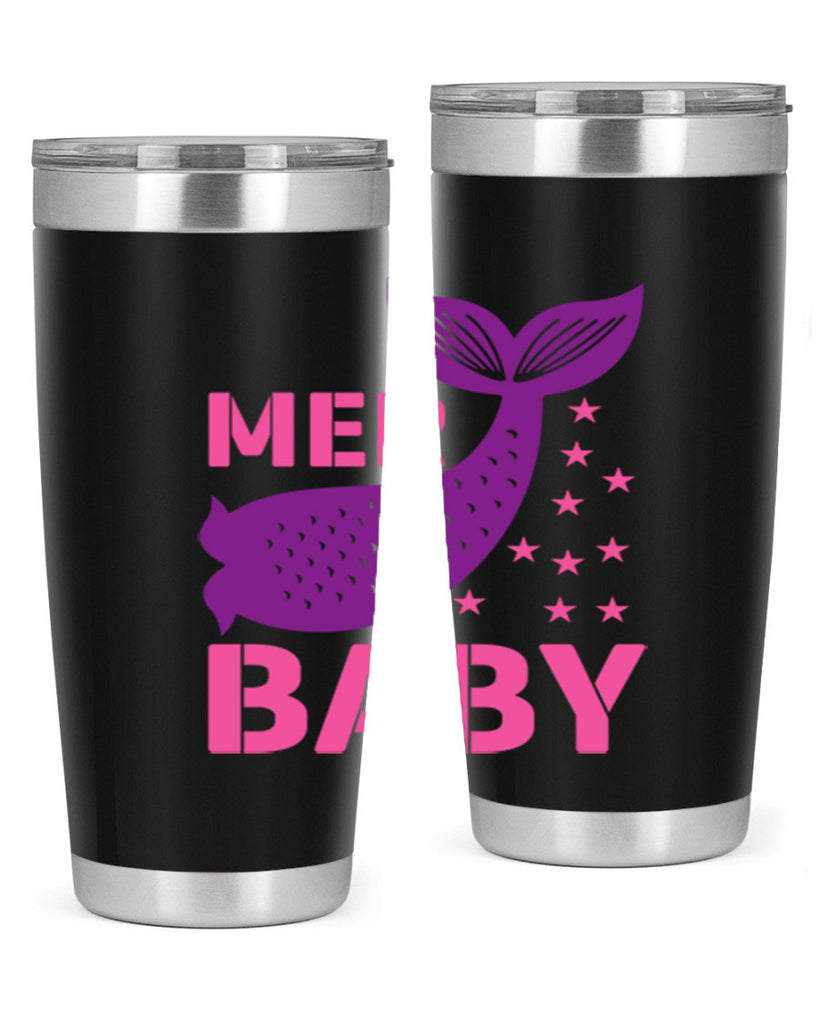 Mer Baby 321#- mermaid- Tumbler