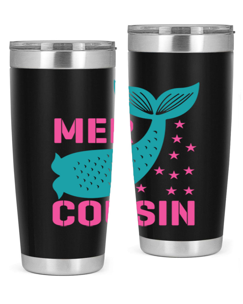 Mer Cousin 324#- mermaid- Tumbler